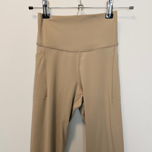 Joja Pocket Spin‎ Workout Leggings Sand Beige 26" Inseam Yog Pants Size Small - Picture 5 of 12